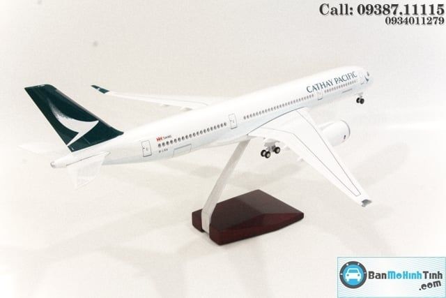 Mô hình máy bay Cathay Pacific 47cm lắp ráp có đèn Everfly