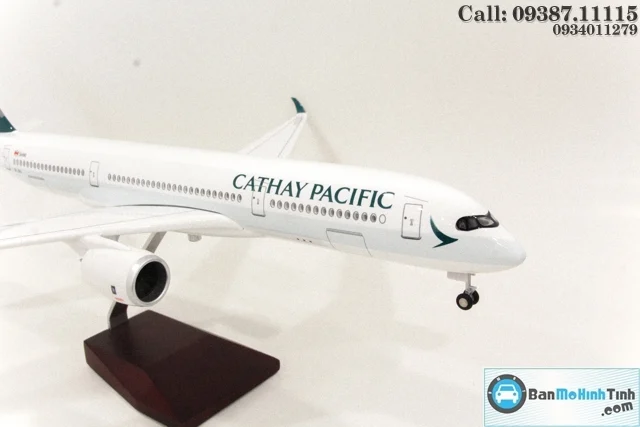 Mô hình máy bay Cathay Pacific 47cm lắp ráp có đèn Everfly