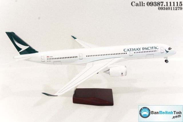 Mô hình máy bay Cathay Pacific 47cm lắp ráp có đèn Everfly