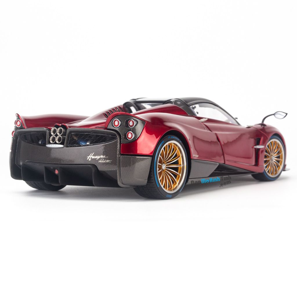 Mô hình siêu xe Pagani Huayra Roadster 1:18 LCD Red (3)