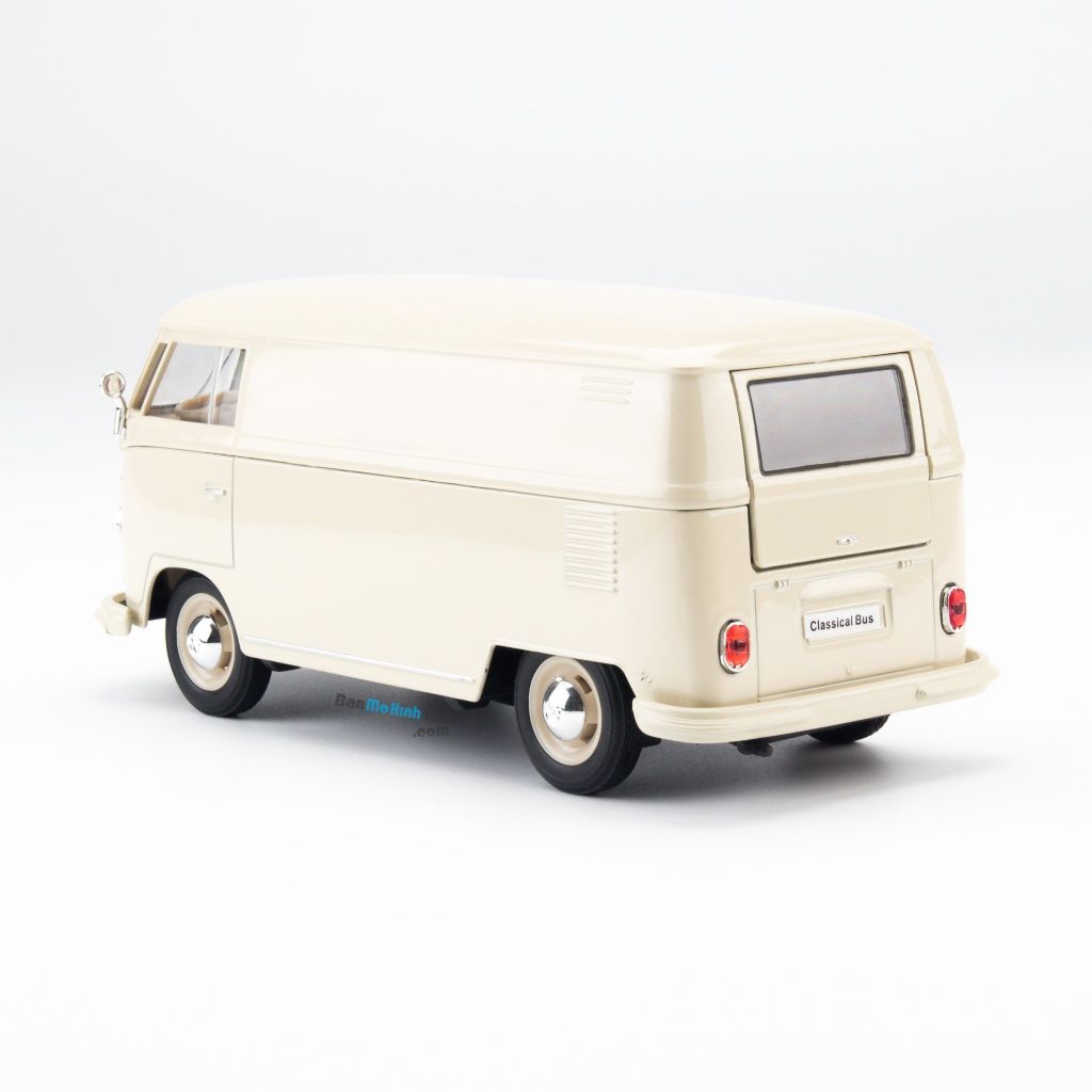 Mô hình xe Volkswagen T1 Bus 1963 Cream 1:24 Welly - 22095