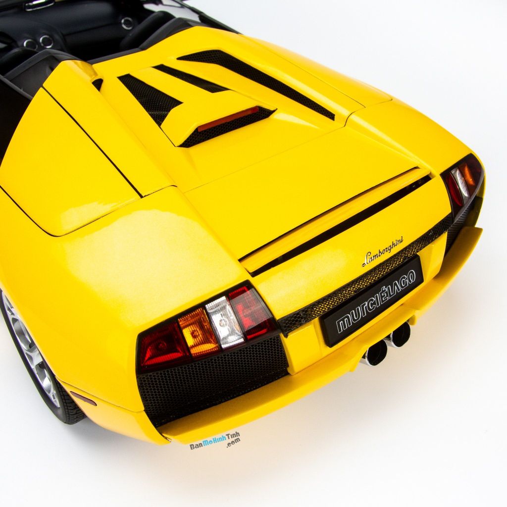 Mô hình siêu xe Lamborghini Murcielago Roadster Yellow 1:12 Autoart tốt nhất việt nam (10)