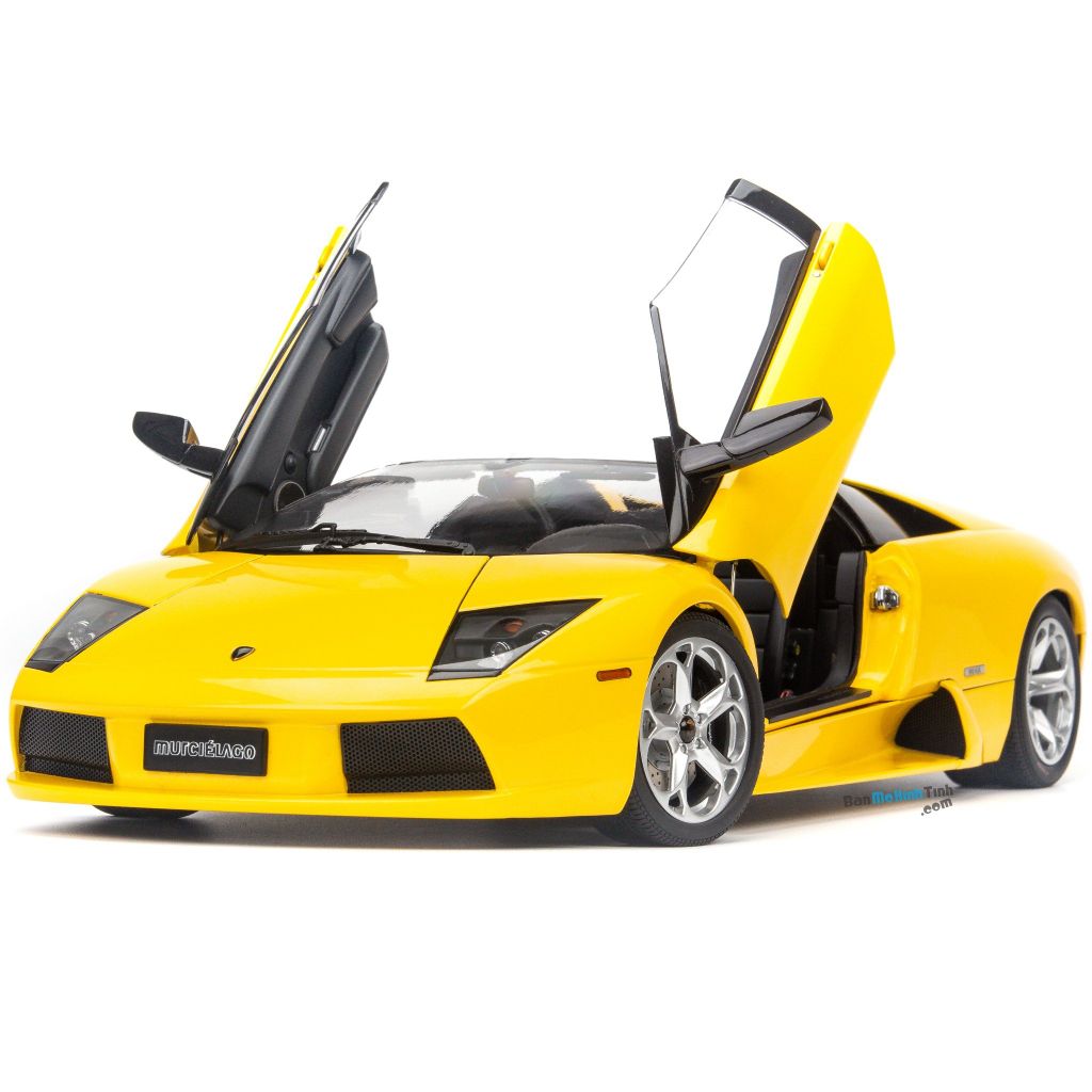 Mô hình siêu xe Lamborghini Murcielago Roadster Yellow 1:12 Autoart tốt nhất việt nam (29)