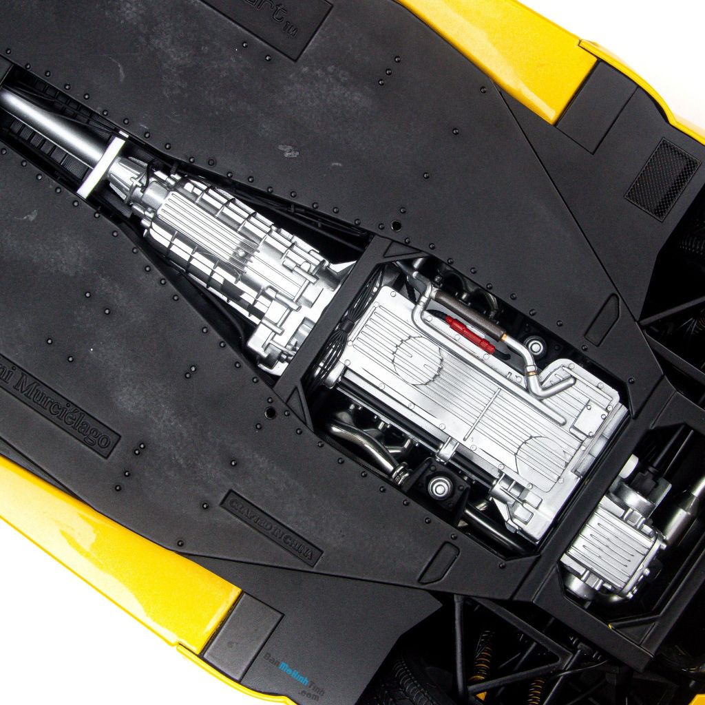 Mô hình siêu xe Lamborghini Murcielago Roadster Yellow 1:12 Autoart tốt nhất việt nam (26)