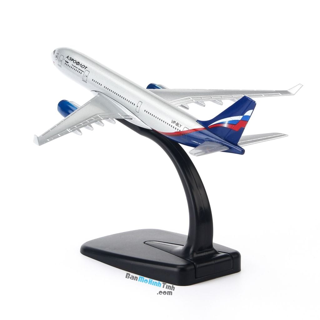 Mô hình máy bay tĩnh Aeroflot Russian Airlines Airbus A330 16cm Everfly giá rẻ (5)