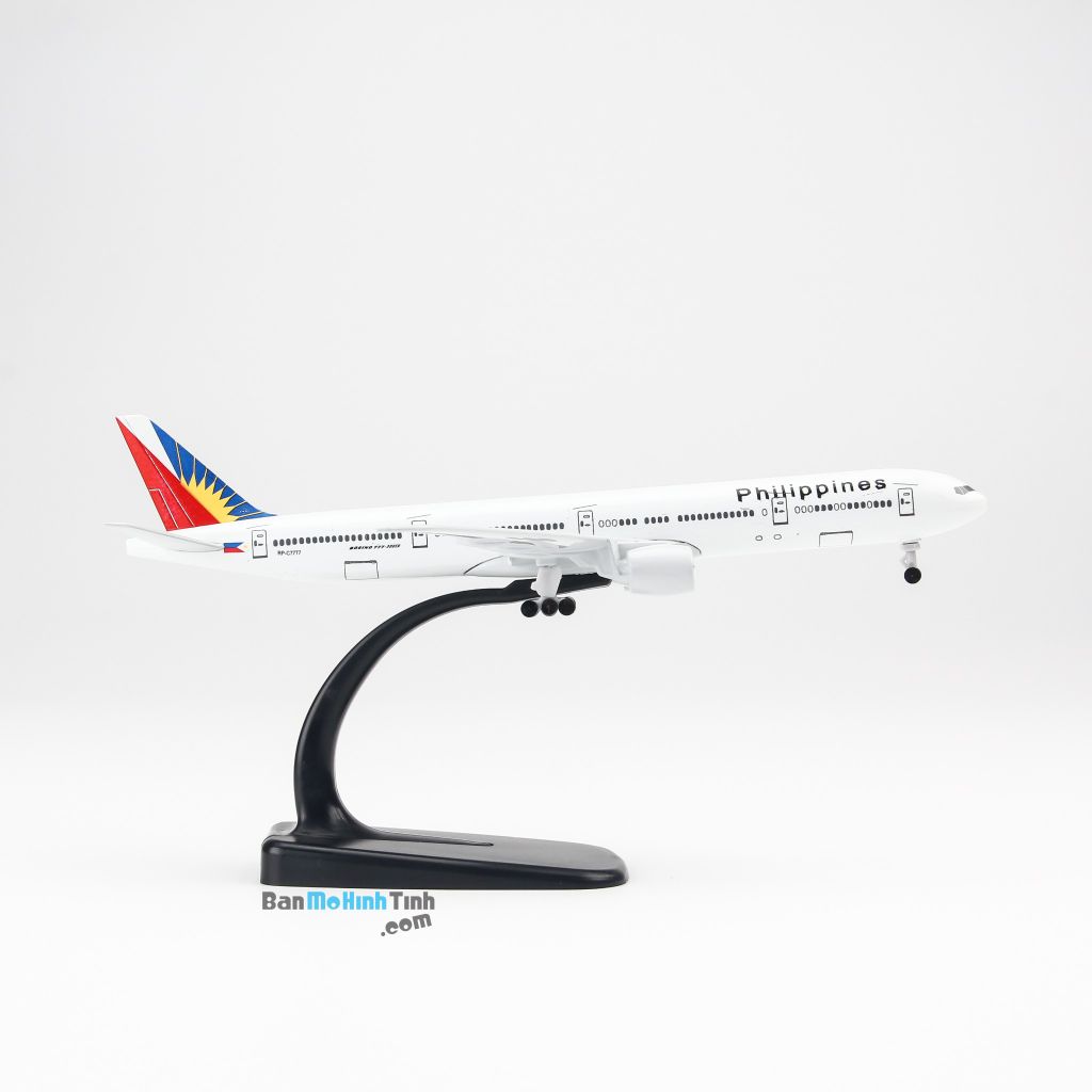 Mô hình máy bay tĩnh Philippine Airlines Boeing B777 20cm Everfly giá rẻ (3)