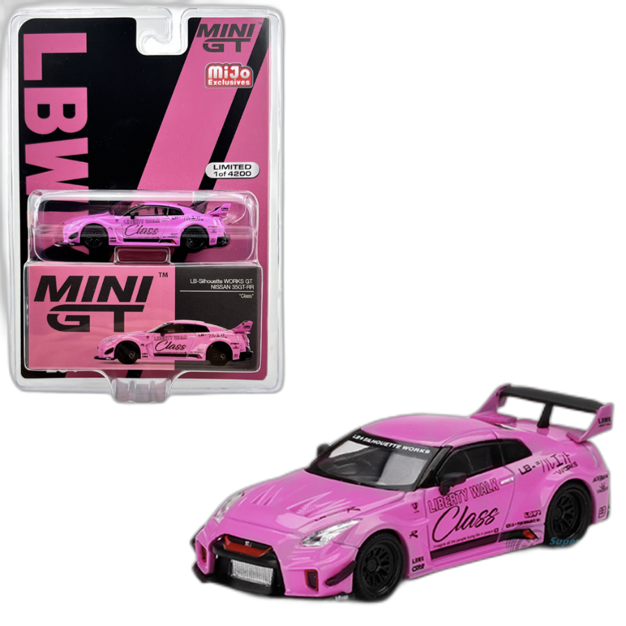 Mô hình xe Nissan GT-R R35 Liberty Walk LB Works 1:64 MiniGT