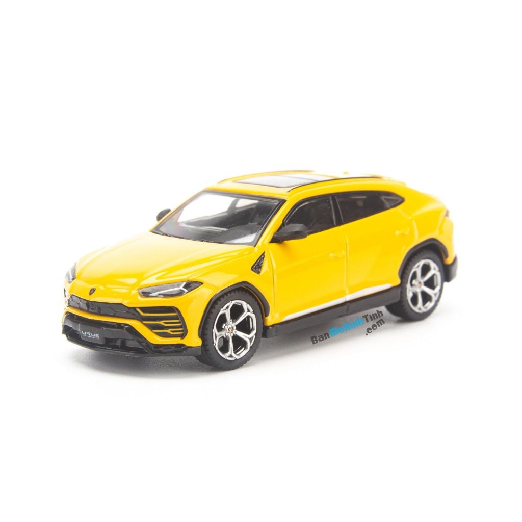 Mô hình xe Lamborghini Urus - Giallo Auge LHD 1:64 MiniGT Yellow (1)