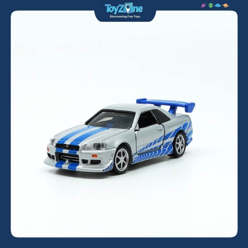 Mô hình xe Nissan BNR34 Skyline GT-R Fast and Furious TOMICA PREMIUM UNLIMITED 08