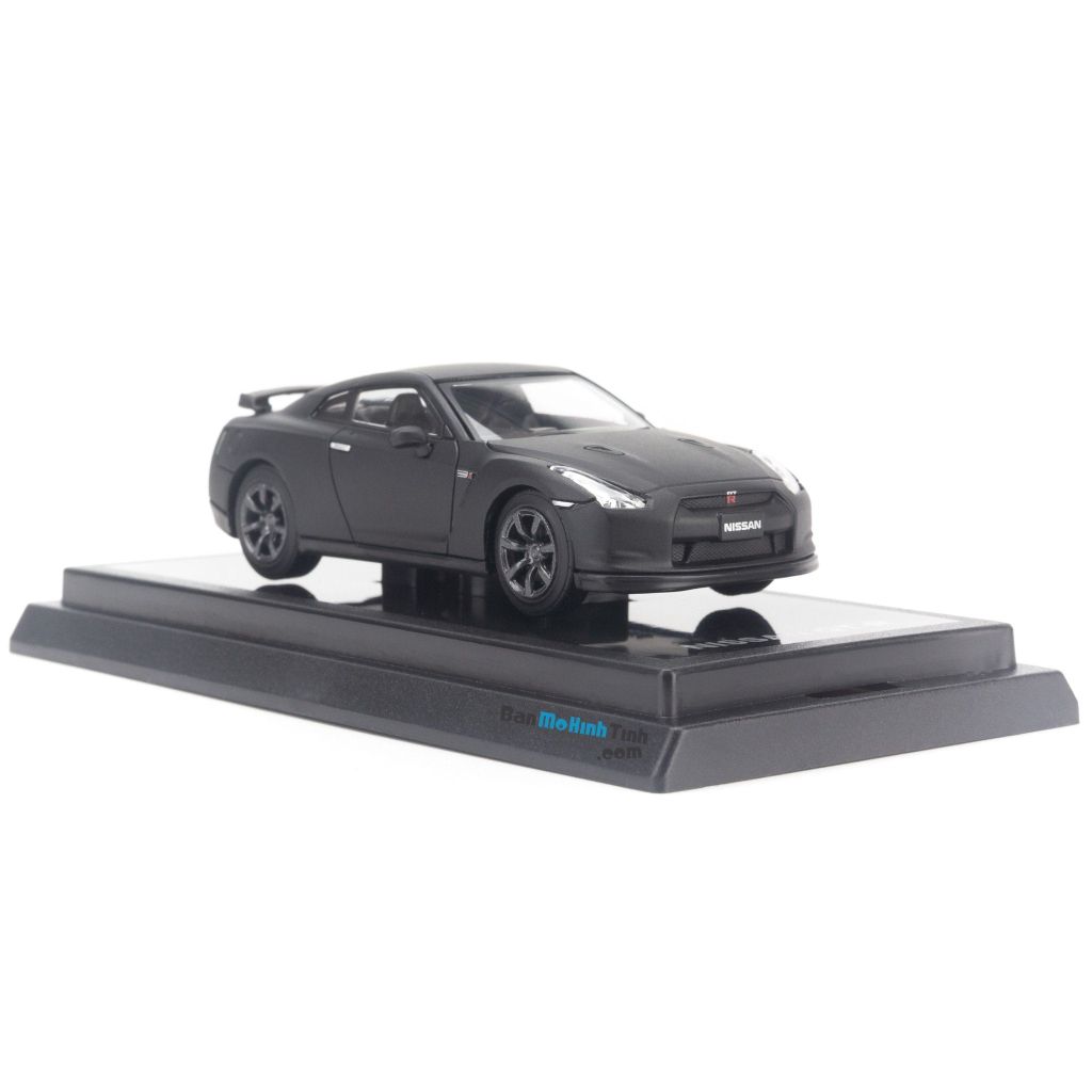 Mô hình xe Nissan GTR 1:64 Dealer Matte Black giá rẻ (2)