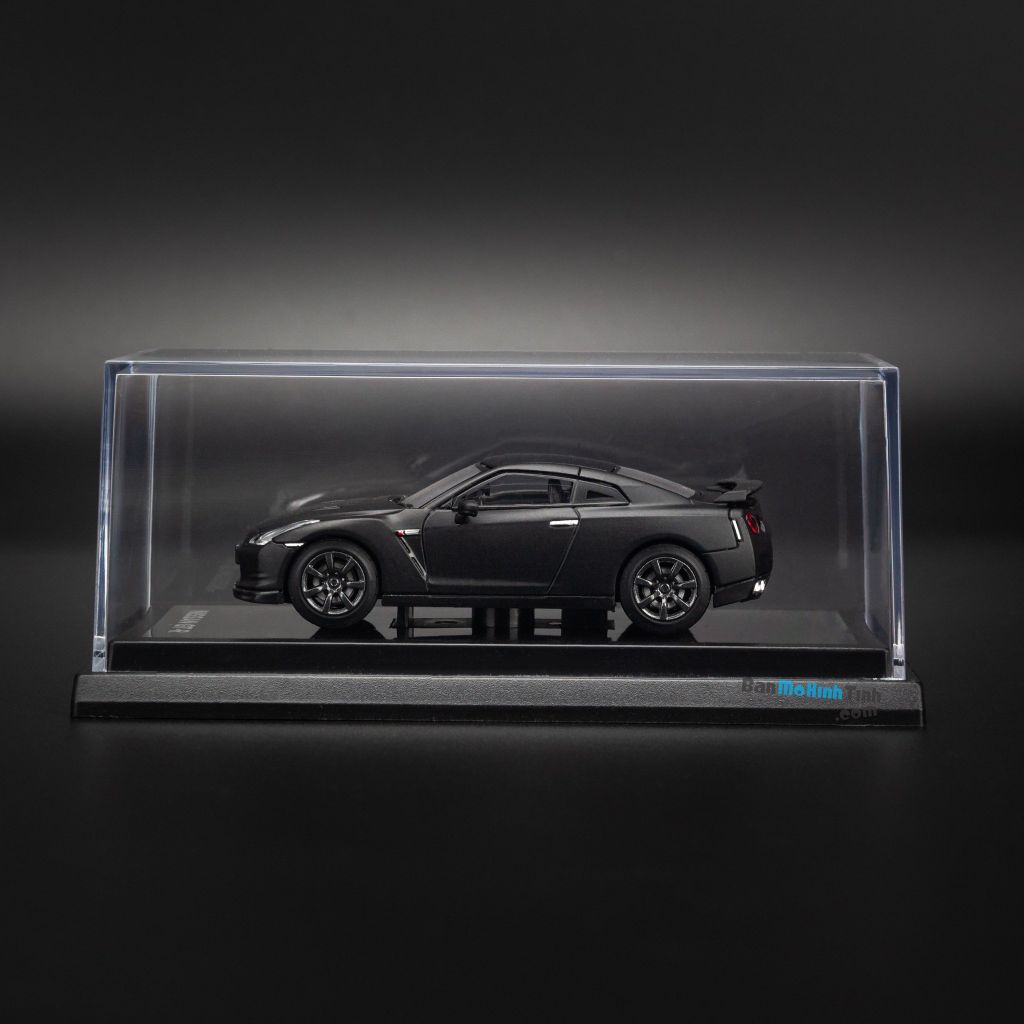 Mô hình xe Nissan GTR 1:64 Dealer Matte Black giá rẻ (4)