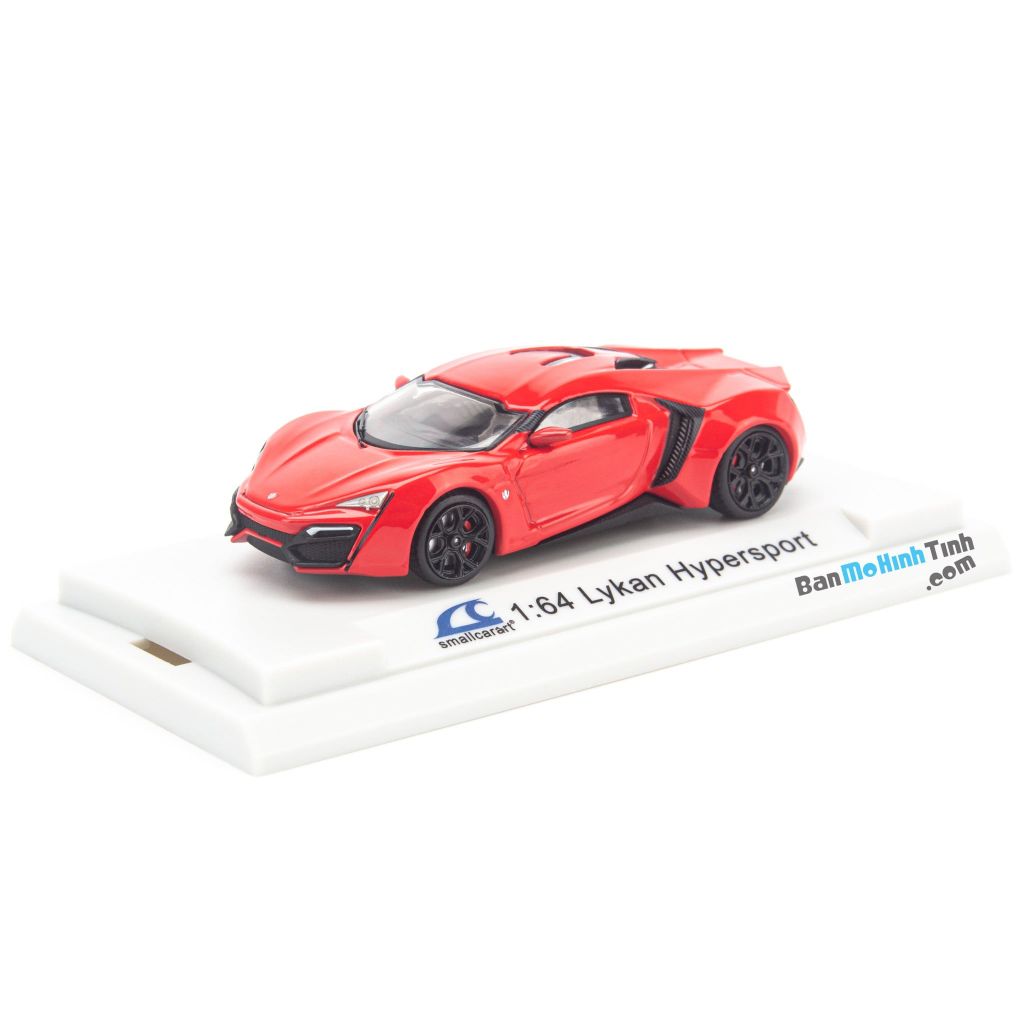 Mô hình xe Lykan Hypersport 1:64 Smallcarart Red (1)