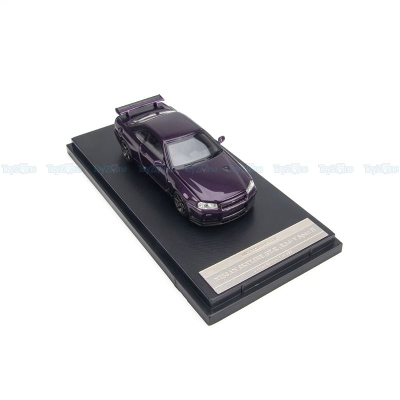 Mô hình xe Nissan Skyline GT-R R34 V-Spec II 1:64 MOTORHELIX