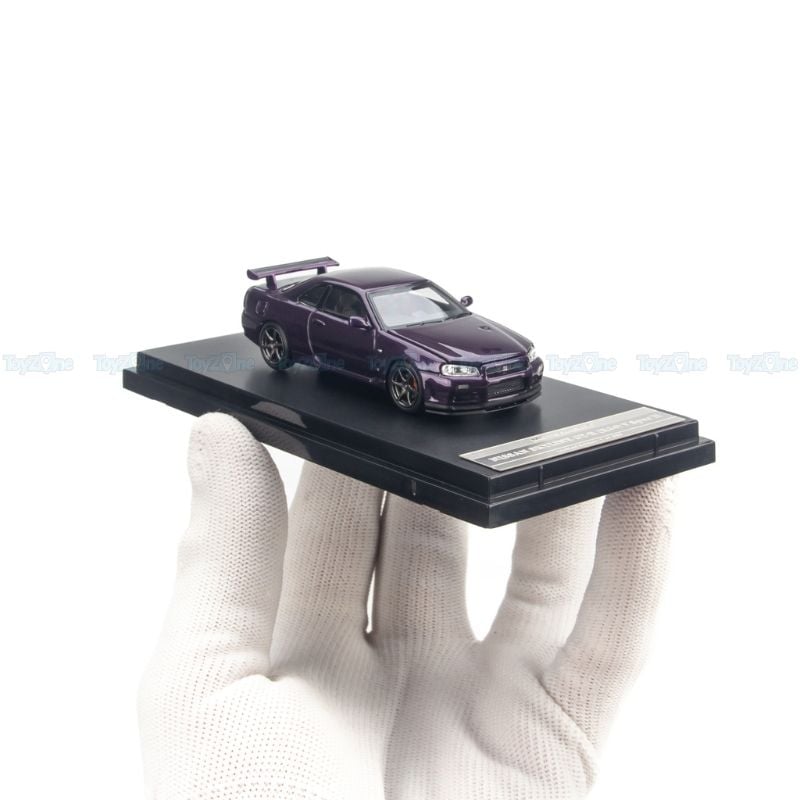 Mô hình xe Nissan Skyline GT-R R34 V-Spec II 1:64 MOTORHELIX
