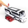 Mô hình xe khách hạng sang chở xe đua Kaiwei Set B