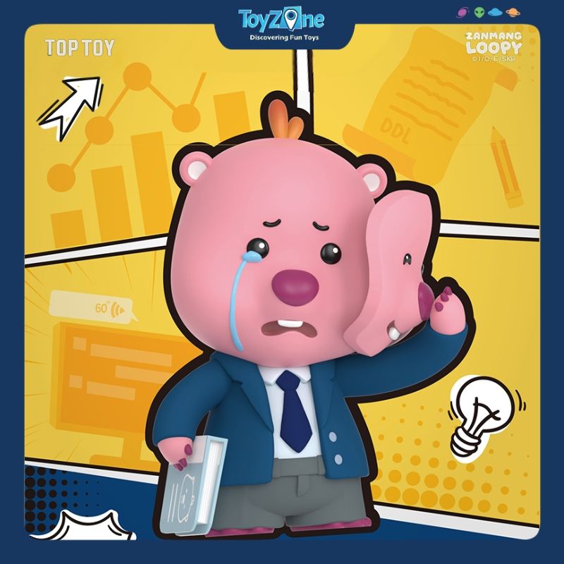 Mô hình đồ chơi Blind box Zanmang Loopy The Office Workers Series ( Nhân Viên Văn Phòng ) TOP TOY