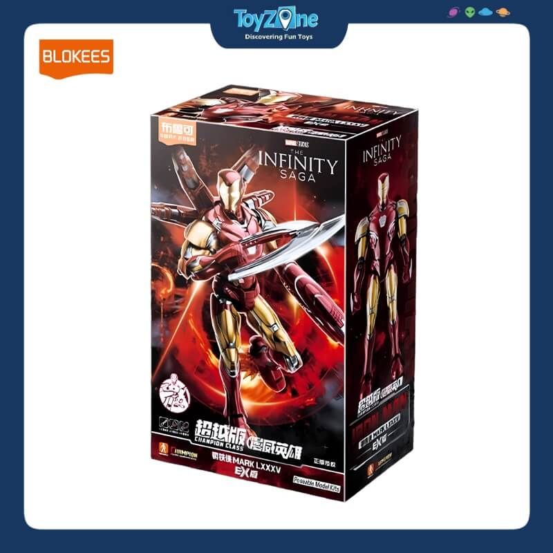 Mô hình đồ chơi Lắp ráp Iron Man Mark 85 ( MK85 ) Marvel EX Version Model Kits BLOKEES