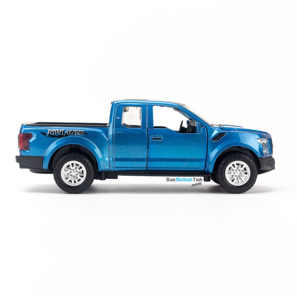 Mô hình xe Ford Raptor F-150 2017 Blue 1:32 Miniauto (2)