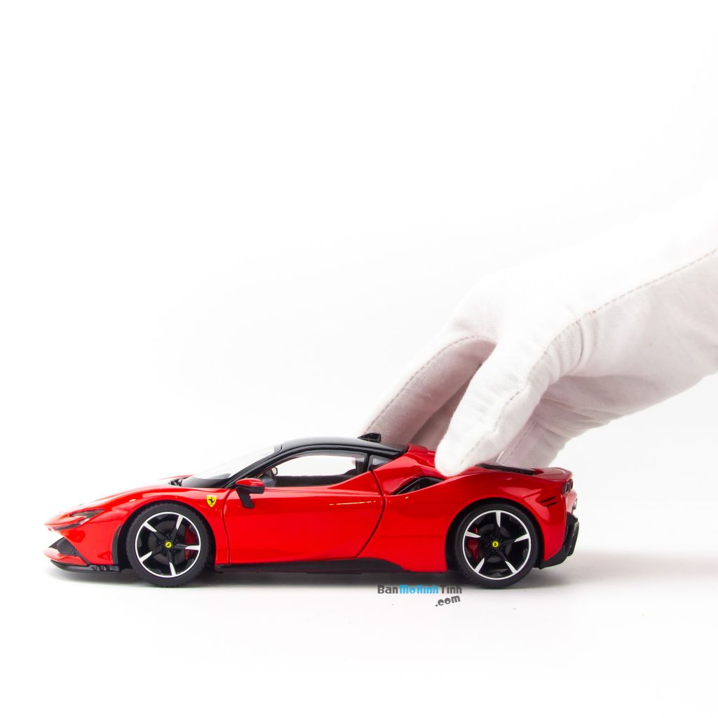 Mô hình xe Ferrari SF90 Stradale 1:24 Bburago Red (7)