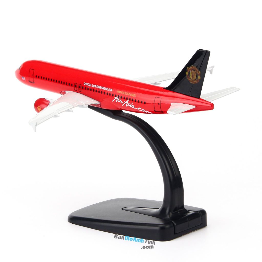 Mô hình máy bay tĩnh Air Asia MU Airbus A320 16cm Everfly giá rẻ (5)