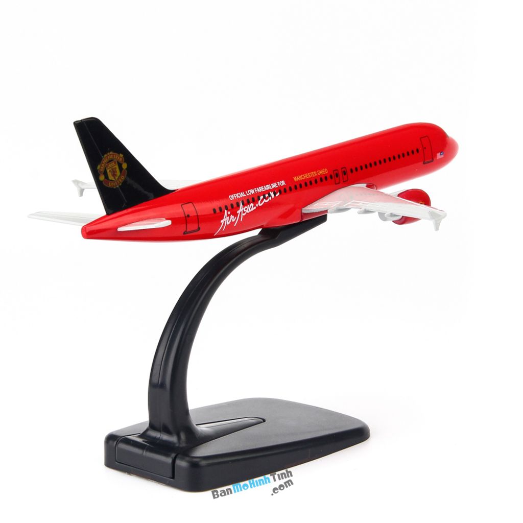 Mô hình máy bay tĩnh Air Asia MU Airbus A320 16cm Everfly giá rẻ (4)