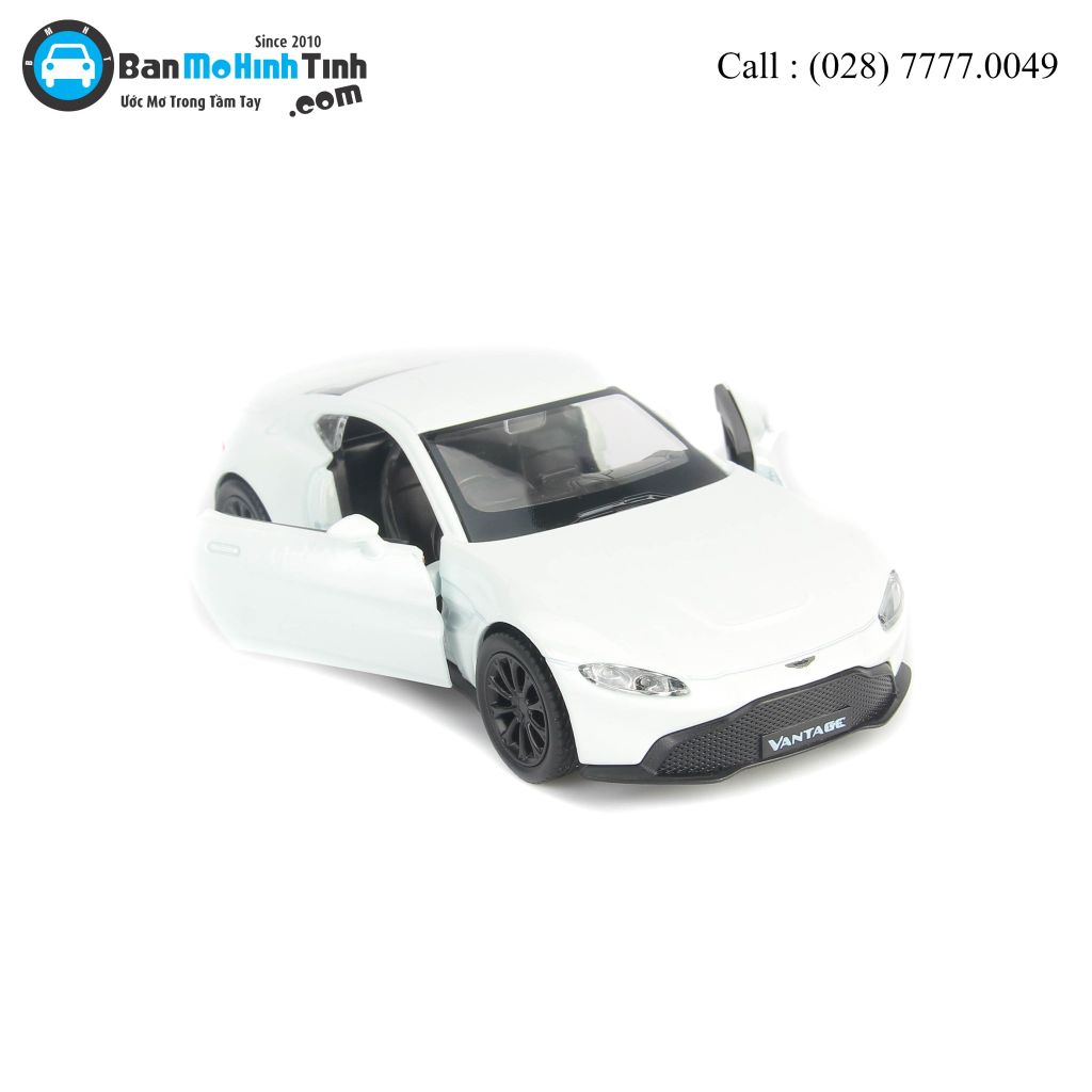 Mô hình xe Aston Martin Vantage White 1:36 UNI (13)