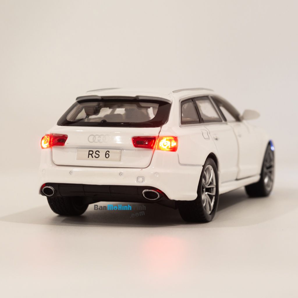 Mô hình xe Audi RS6 1:32 Doublehorses White (6)