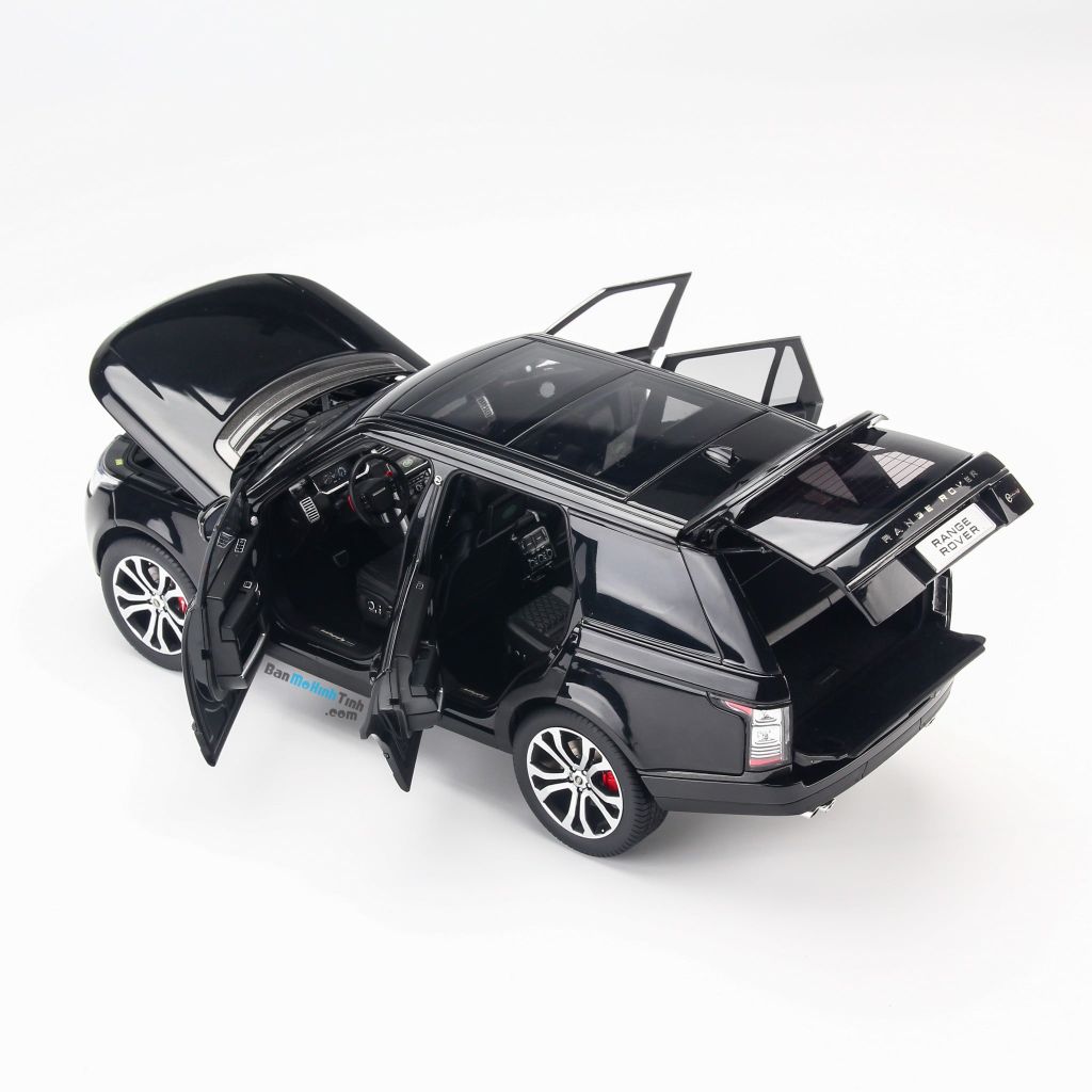 Mô hình xe Land Rover Range Rover Autobiography SV Black 1:18 LCD (27)