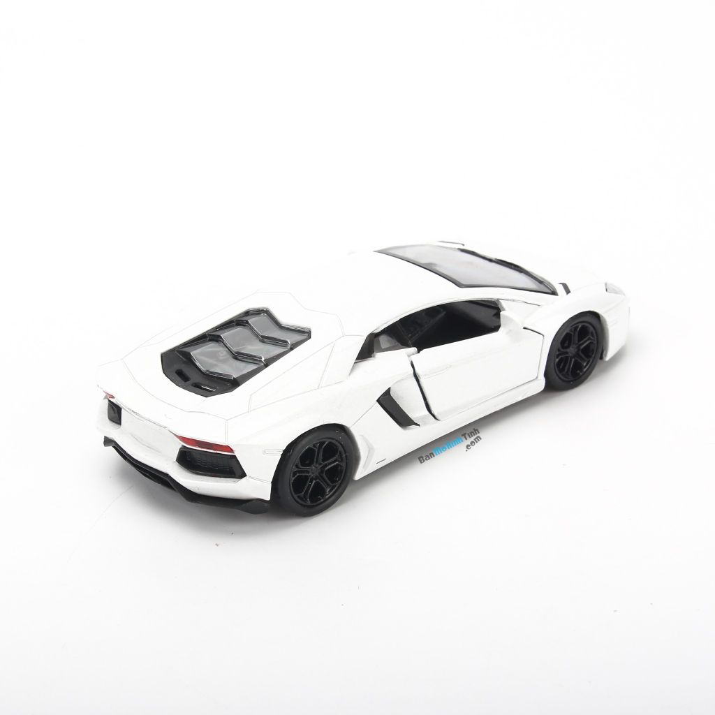 Mô hình xe Lamborghini Aventador LP700-4 White 1:36 Welly (8)
