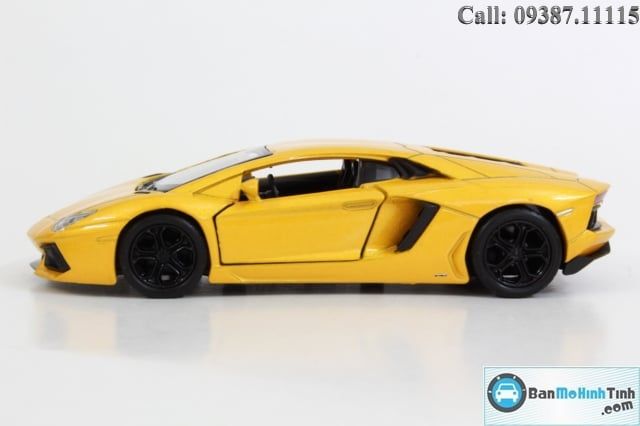 Mô hình xe Lamborghini Aventador LP700-4 Yellow 1:36 Welly (6)
