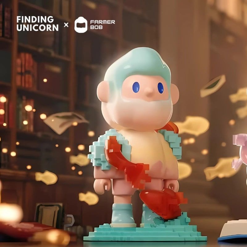 Mô hình đồ chơi Blind box Farmer Bob Next Generation Pixel Universe ( Vũ Trụ Pixel Thế Hệ Tiếp Theo ) 10th Anniversary FINDING UNICORN
