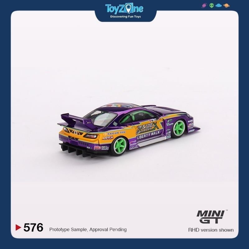 Mô hình xe Nissan LB-Super Silhouette S15 Silvia 1:64 MiniGT