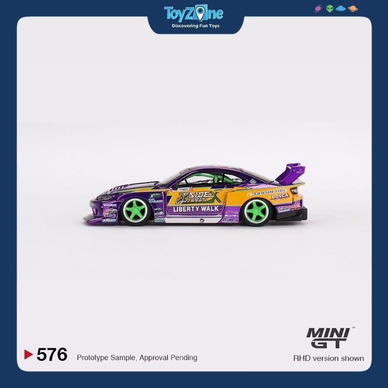 Mô hình xe Nissan LB-Super Silhouette S15 Silvia 1:64 MiniGT