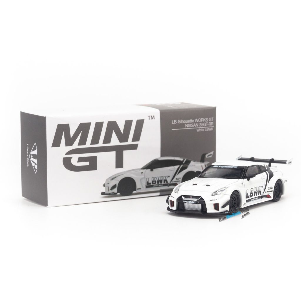 Mô hình xe Nissan GT-R R35 Liberty Walk LB Works 1:64 MiniGT