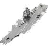 Mô hình kim loại lắp ráp 3D Tàu Sân Bay Uss Enterprise Cvn-65 (Silver) – Piececool MP298