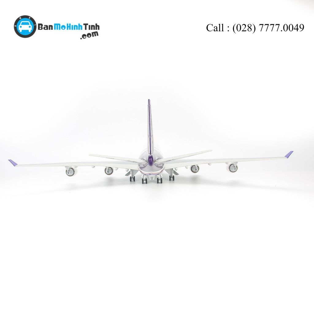 Mô hình máy bay Thai Airways 47cm lắp ráp có đèn Everfly