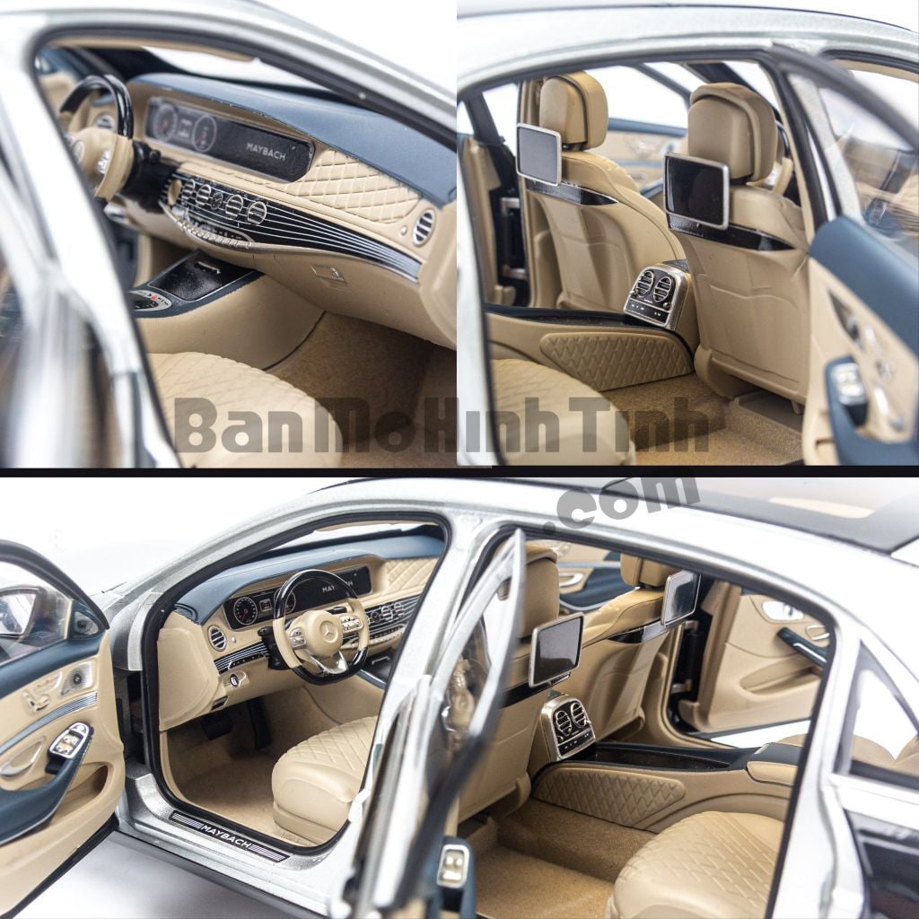 Mô hình xe Mercedes Maybach S650 W222 2019 1:18 Norev