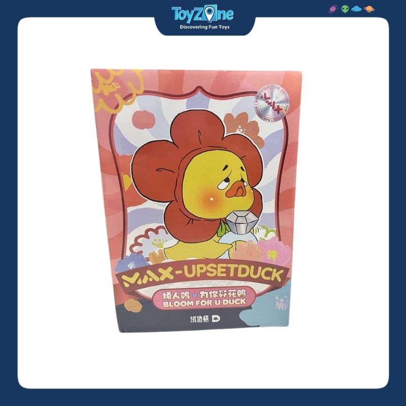 Mô hình Blind box Gấu Bông Max Upset Duck Bloom For U Duck 400% RONGCREATOR
