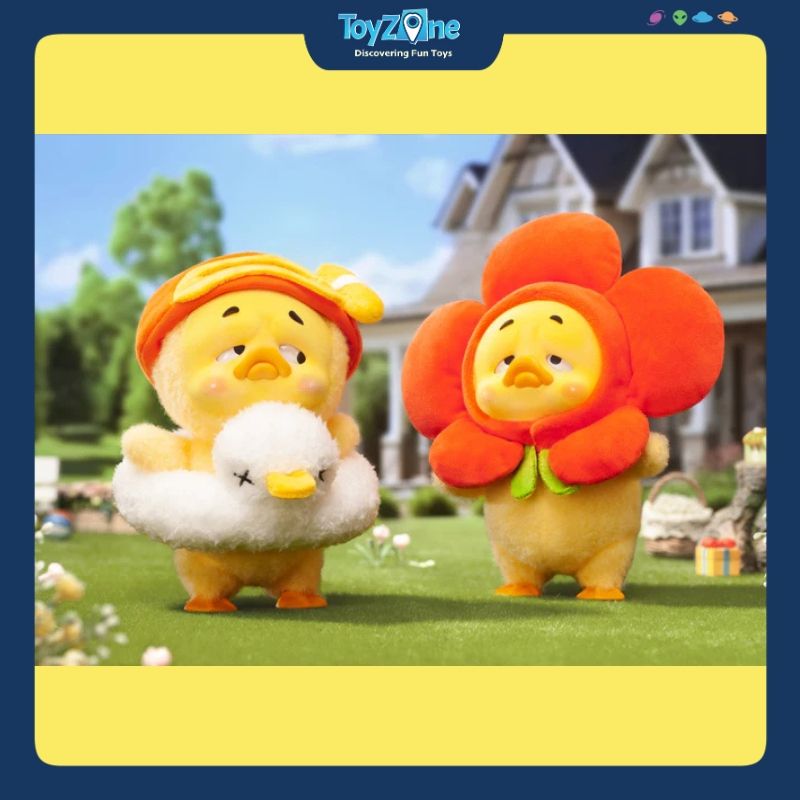 Mô hình Blind box Gấu bông Upset Duck Version 2 Act Cute Duck RONGCREATOR