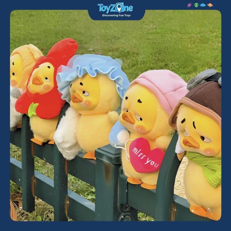 Mô hình Blind box Gấu bông Upset Duck Version 2 Act Cute Duck RONGCREATOR