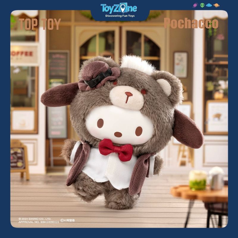 Mô hình Blind box Móc khóa Gấu Bông Sanrio Family British Afternoon Tea ( Trà Chiều Kiểu Anh ) TOP TOY