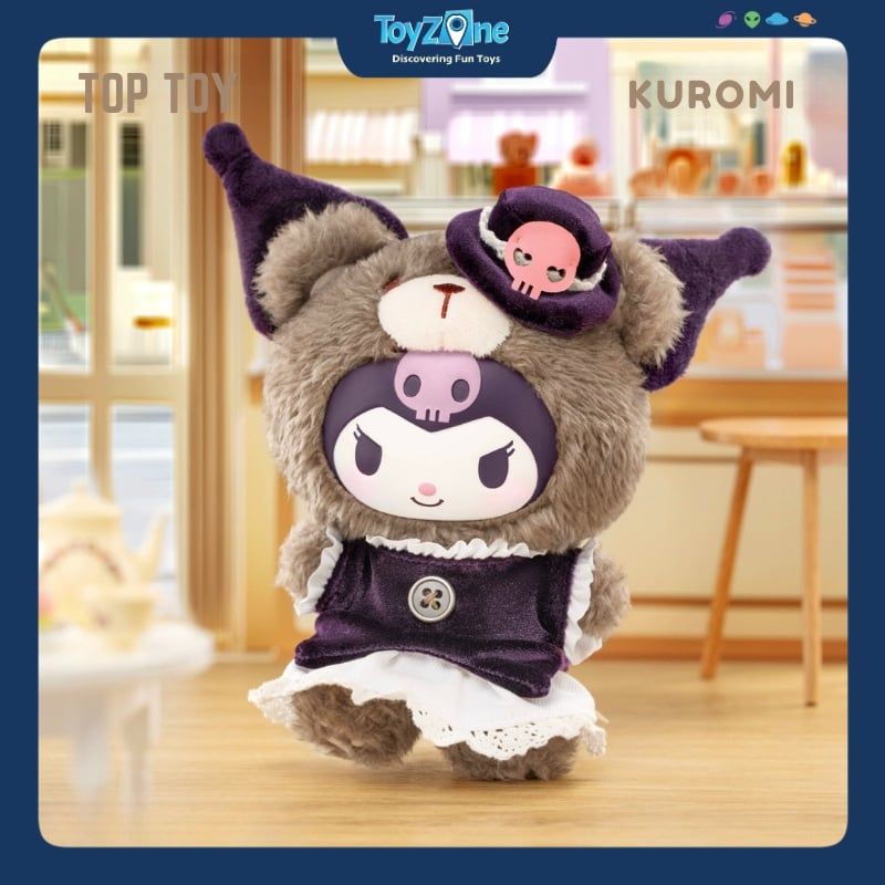 Mô hình Blind box Móc khóa Gấu Bông Sanrio Family British Afternoon Tea ( Trà Chiều Kiểu Anh ) TOP TOY