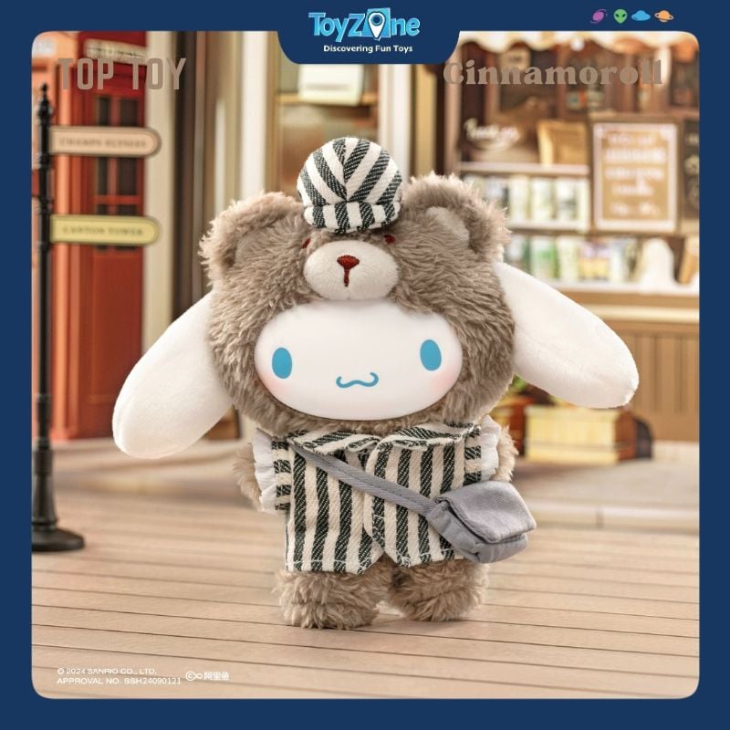 Mô hình Blind box Móc khóa Gấu Bông Sanrio Family British Afternoon Tea ( Trà Chiều Kiểu Anh ) TOP TOY