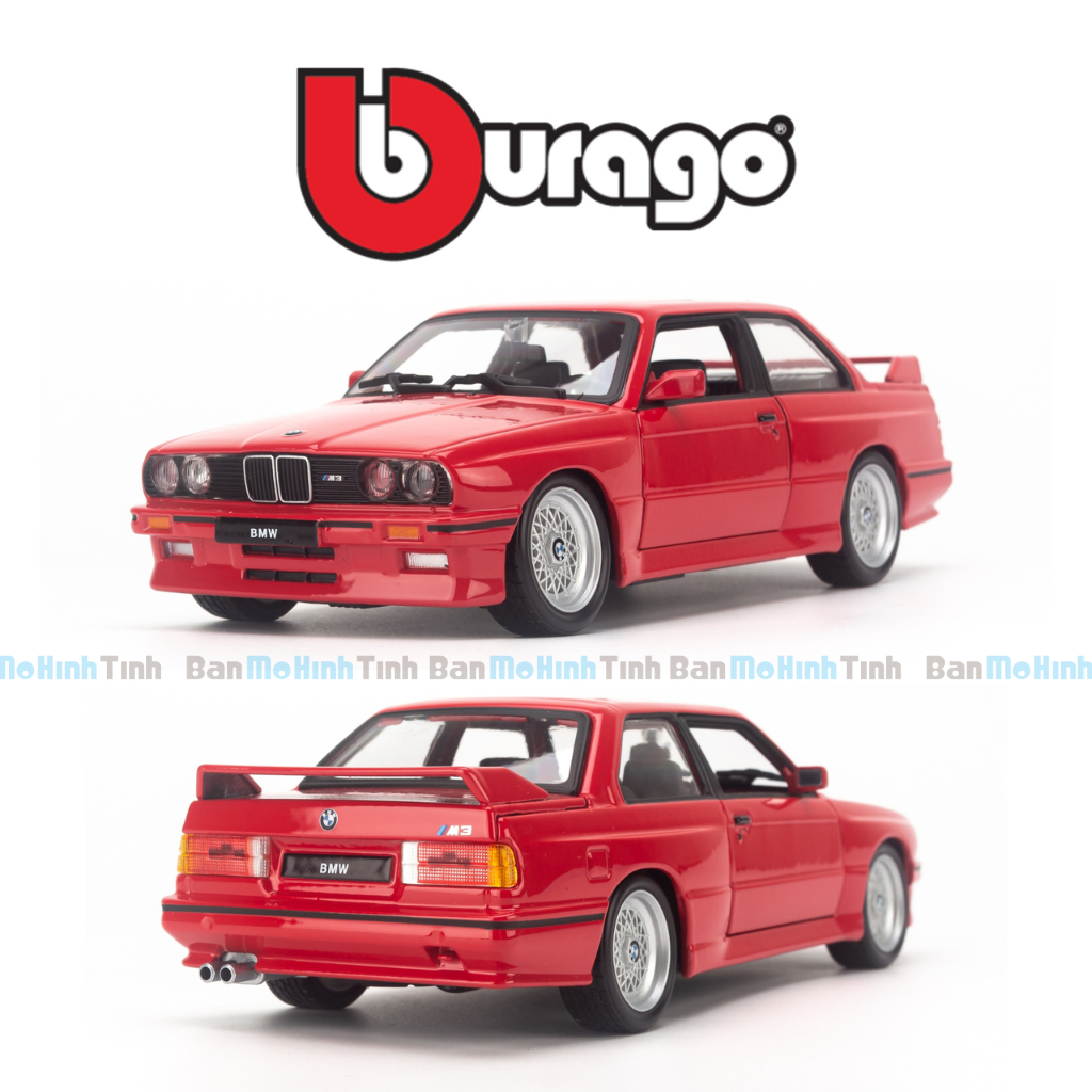 Mô hình xe BMW M3 E30 1988 1:24 Bburago