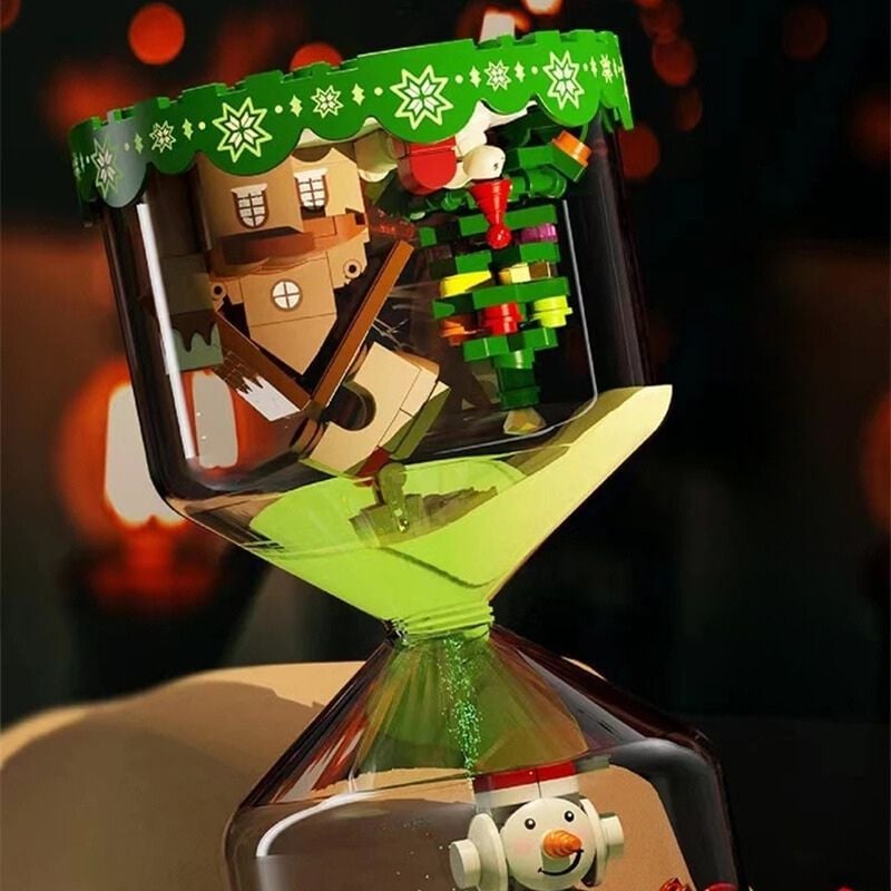 Bộ Đồ Chơi Lắp Ráp Giáng Sinh Mô Hình Đồng Hồ Cát SEMBO