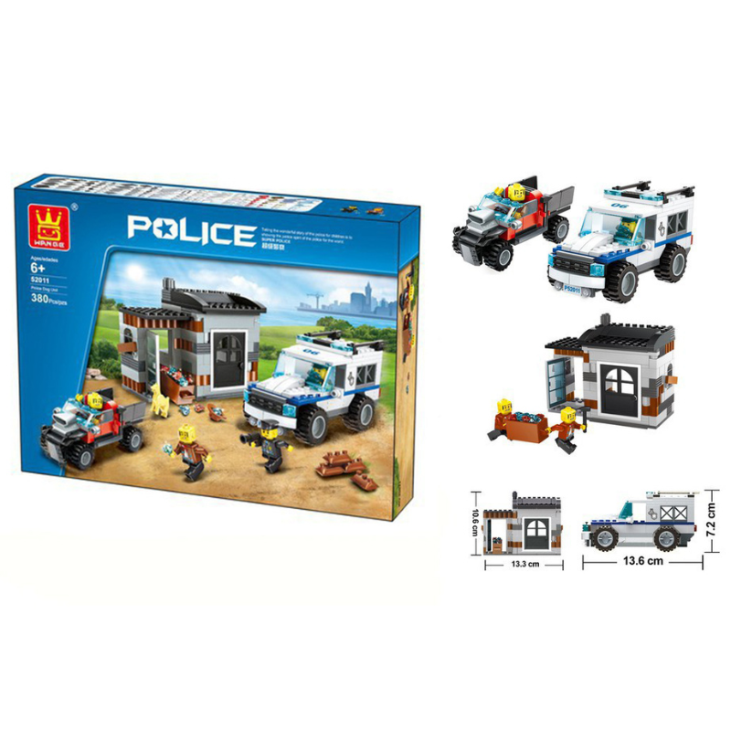 Bộ đồ chơi lắp ráp mô hình Cảnh Sát Wange