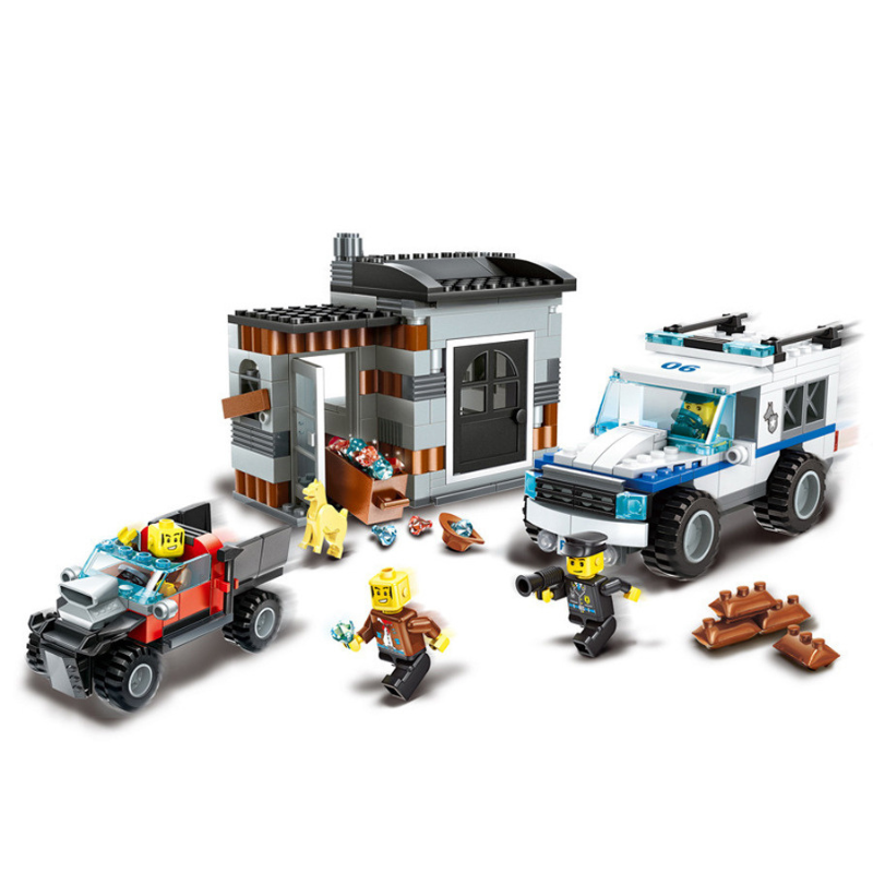 Bộ đồ chơi lắp ráp mô hình Cảnh Sát Wange