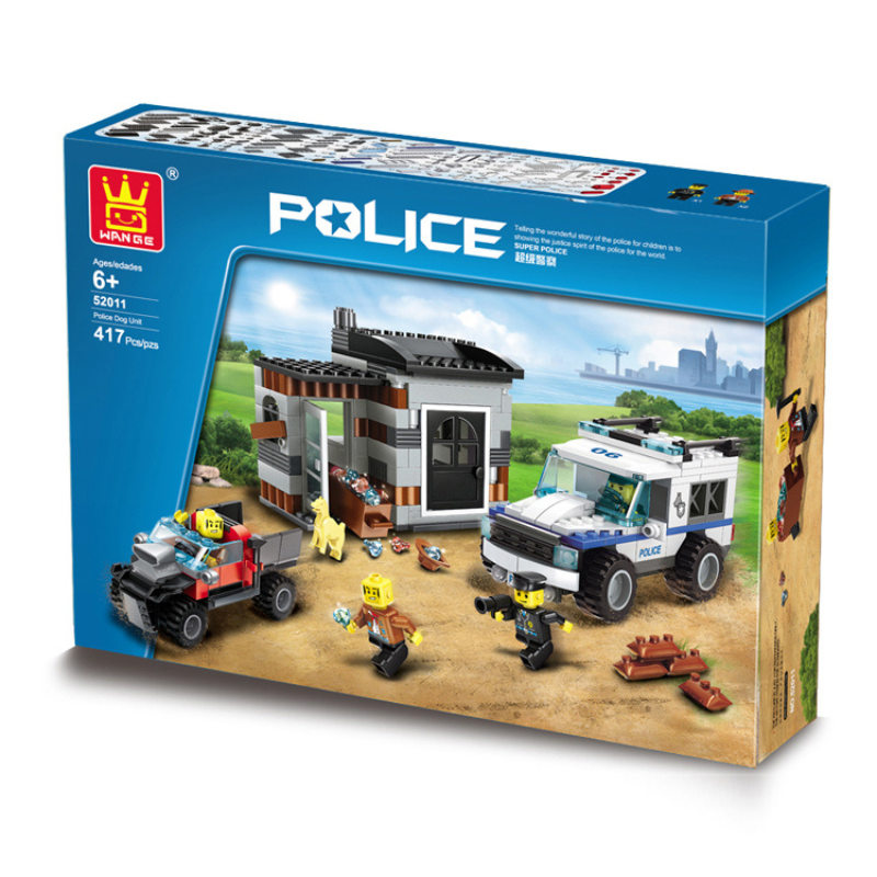 Bộ đồ chơi lắp ráp mô hình Cảnh Sát Wange