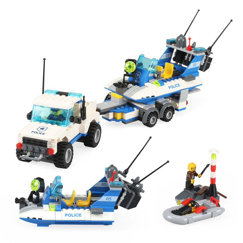 Bộ đồ chơi lắp ráp mô hình Cảnh Sát Wange