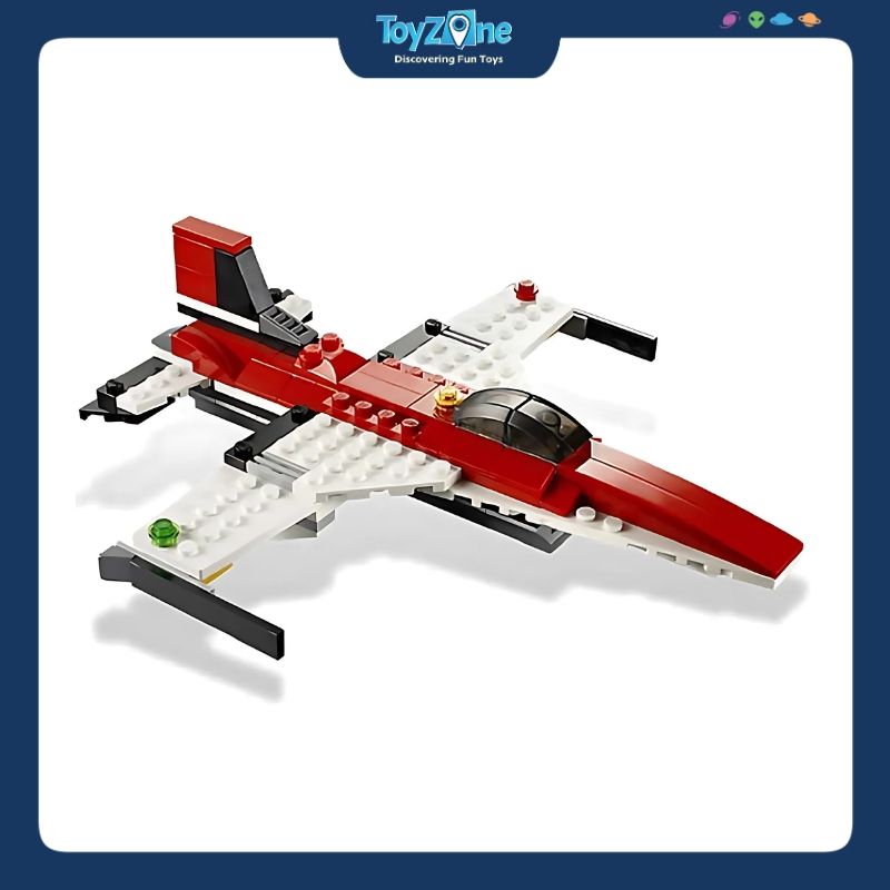 Bộ đồ chơi lắp ráp mô hình Máy Bay Chiến Đấu, Thuyền 3in1 DECOOL